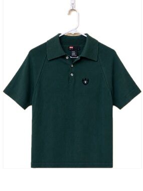 Vintage Diesel Made In Italy Wool Blend Knit Polo Sweater Green Medium EUC